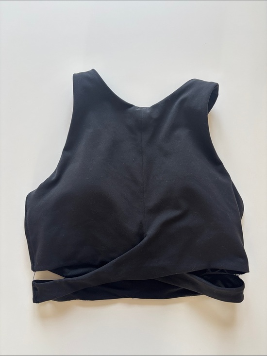 Athleta Other - Athleta Black Twist-Back Sports Bra Crop